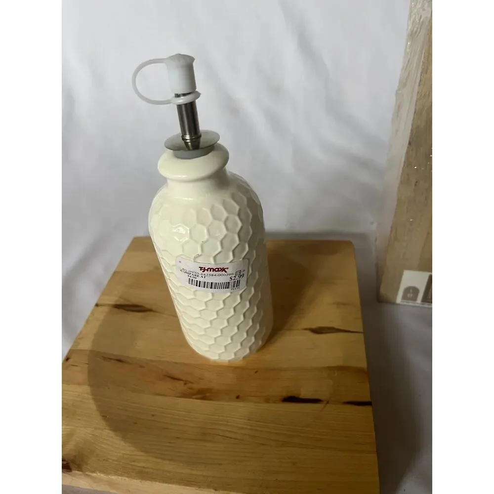Home Decor Bundle Lot Ceramic Dispenser IKEA Cork Coasters Wood Storage Bin